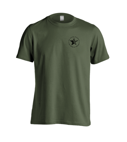 "Silent Night" | T-shirt - Military Green