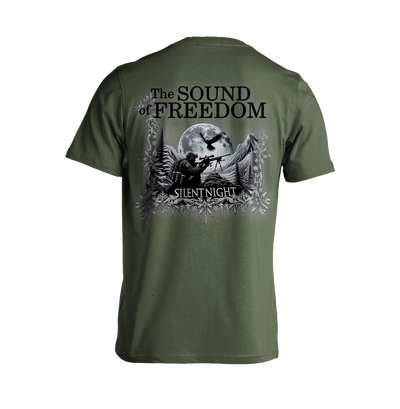 "Silent Night" | T-shirt - Military Green