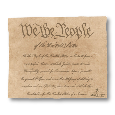 "We the People" Constitution | Decal - 4"