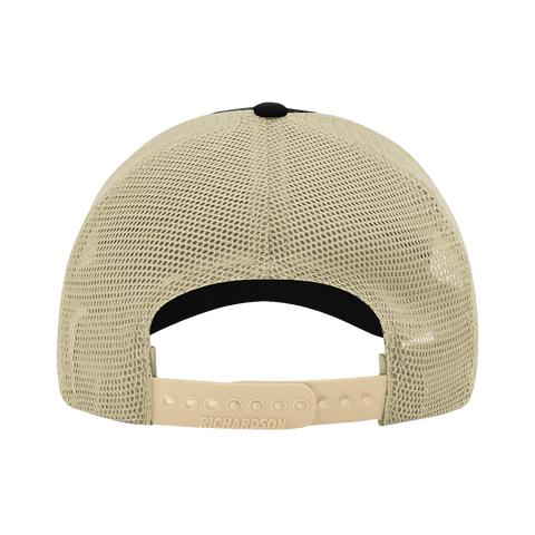 Black Arch Patch Hat - R111 - Black/Khaki