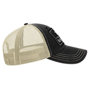 Black Arch Patch Hat - R111 - Black/Khaki