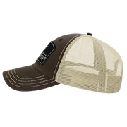 Black Arch Patch Hat - R111 - Brown/Khaki