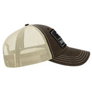 Black Arch Patch Hat - R111 - Brown/Khaki