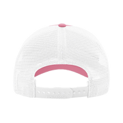 Black Arch Patch Hat - R111 - Pink/White