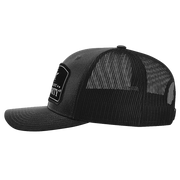 Black Arch Patch Hat - R112 - Black