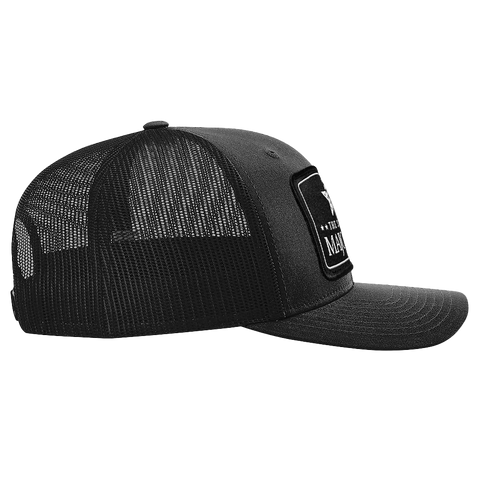 Black Arch Patch Hat - R112 - Black