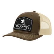 Black Arch Patch Hat - R112 - Brown/Khaki