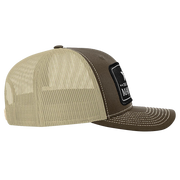 Black Arch Patch Hat - R112 - Brown/Khaki