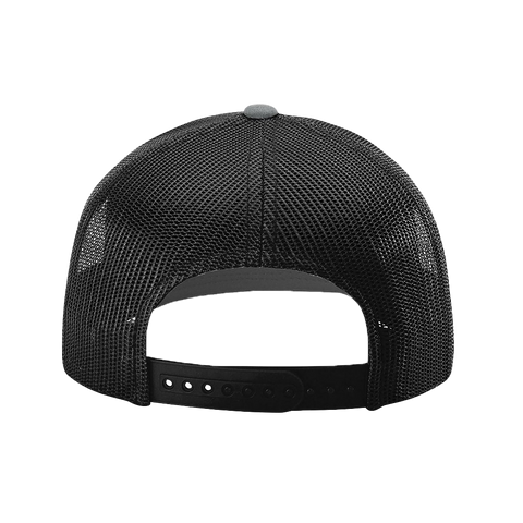 Black Arch Patch Hat - R112 - Heather Gray/Black