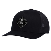 Black Diamond Patch Hat - FLEXFIT TECH - Black