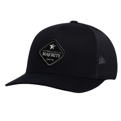 Black Diamond Patch Hat - FLEXFIT TECH - Black