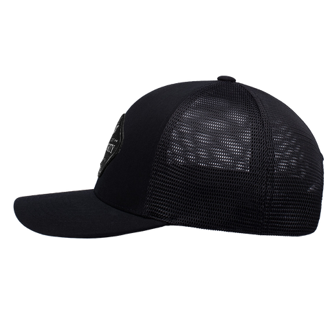 Black Diamond Patch Hat - FLEXFIT TECH - Black