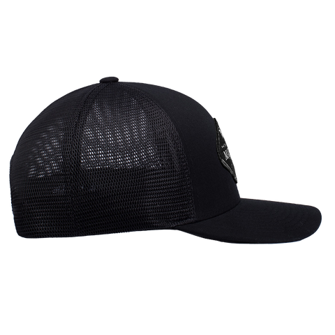 Black Diamond Patch Hat - FLEXFIT TECH - Black