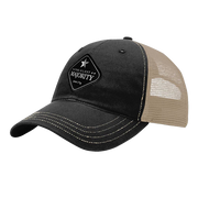 Black Diamond Patch Hat - R111 - Black/Khaki