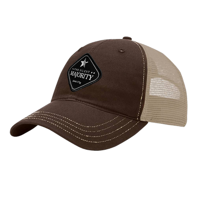 Black Diamond Patch Hat - R111 - Brown/Khaki