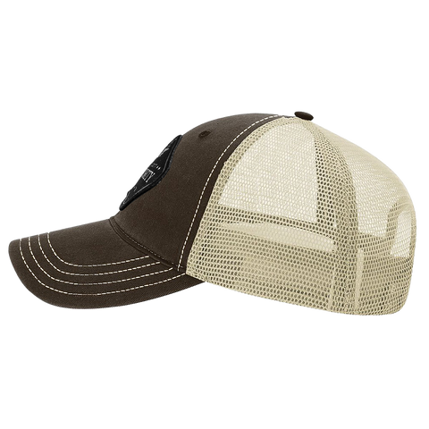 Black Diamond Patch Hat - R111 - Brown/Khaki