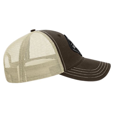 Black Diamond Patch Hat - R111 - Brown/Khaki