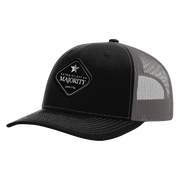 Black Diamond Patch Hat | R112 - Black/Charcoal