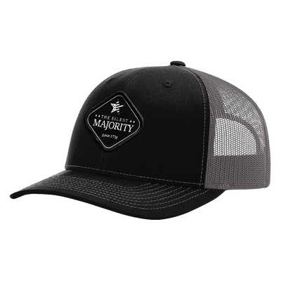 Black Diamond Patch Hat | R112 - Black/Charcoal