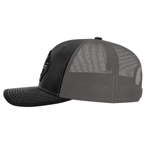 Black Diamond Patch Hat | R112 - Black/Charcoal