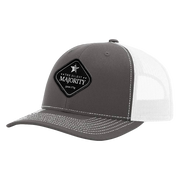 Black Diamond Patch Hat | R112 - Charcoal/White