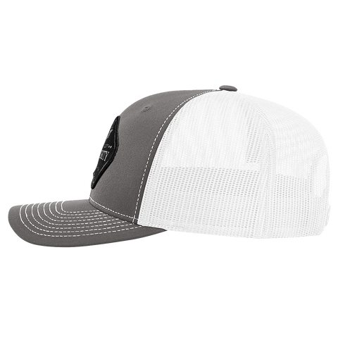 Black Diamond Patch Hat | R112 - Charcoal/White