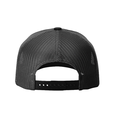 Black Diamond Patch Hat - R112 with Rope - Black/Charcoal/Charcoal