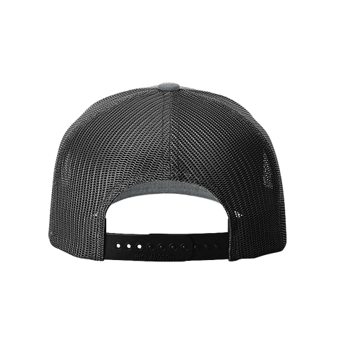 Black Diamond Patch Hat - R112 with Rope - Heather Gray/Black/Black