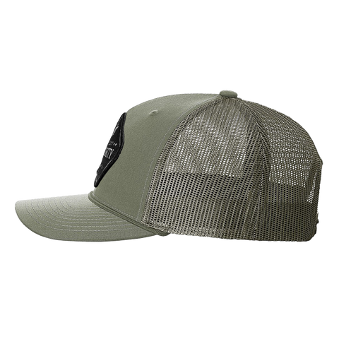 Black Diamond Patch Hat - R112 with Rope - Loden