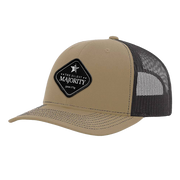 Black Diamond Patch Hat - R112 - Khaki/Coffee