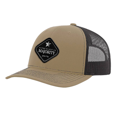 Black Diamond Patch Hat - R112 - Khaki/Coffee