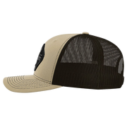 Black Diamond Patch Hat - R112 - Khaki/Coffee