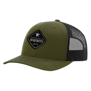 Black Diamond Patch Hat - R112 FLEXFIT - Loden/Black