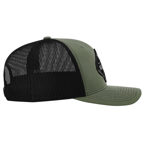 Black Diamond Patch Hat - R112 - Loden/Black