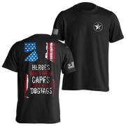 #15 - Black | Dog Tags - T-shirt