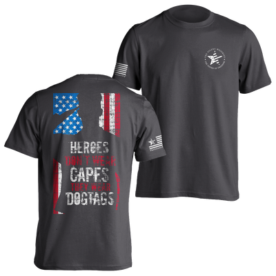 Dog Tags | T-shirt - Heavy Metal Gray