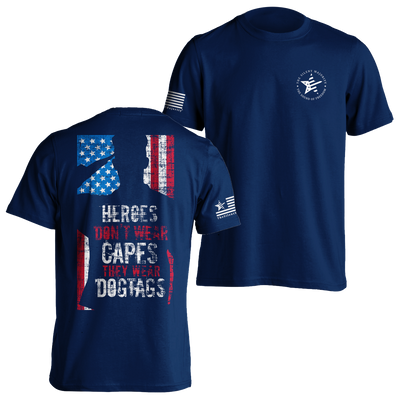 Dog Tags | T-shirt - Navy