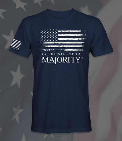 Flag and Brand Horizontal | T-shirt - Midnight