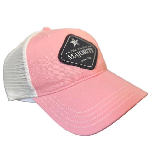 Black Diamond Patch Hat | R111 - Pink / White