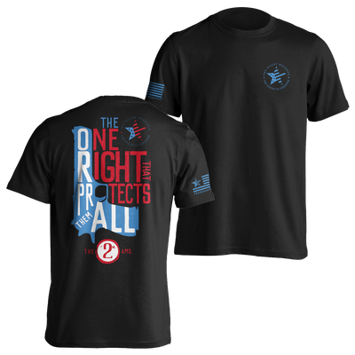 One Right - 2nd Amendment | T-shirt - Black