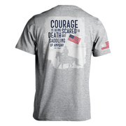 Cowboy Courage | T-shirt - Heather Gray