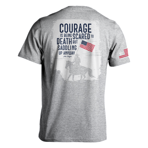 Cowboy Courage | T-shirt - Heather Gray