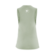 Flag & Brand Vertical | Ladies Flow ScoopTank Top - Stonewash Green