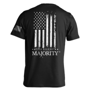 Flag & Brand Vertical | T-shirt - Black