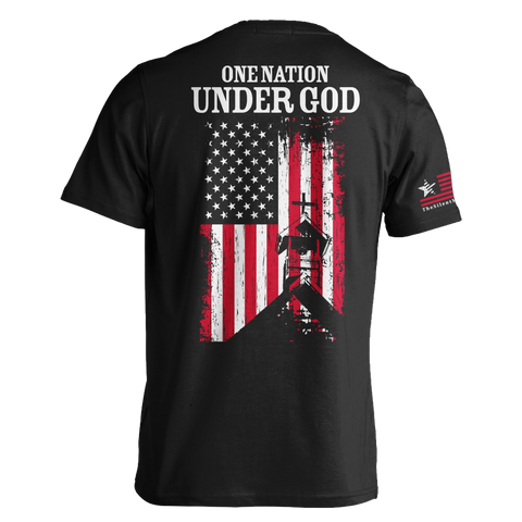 One Nation Under God | T-shirt - Black