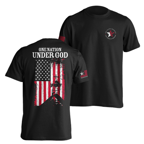 One Nation Under God | T-shirt - Black