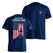 One Nation Under God | Dry-Fit - Short Sleeve - Navy