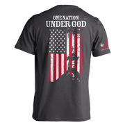 #3 - Heavy Metal Gray | One Nation Under God - T-shirt