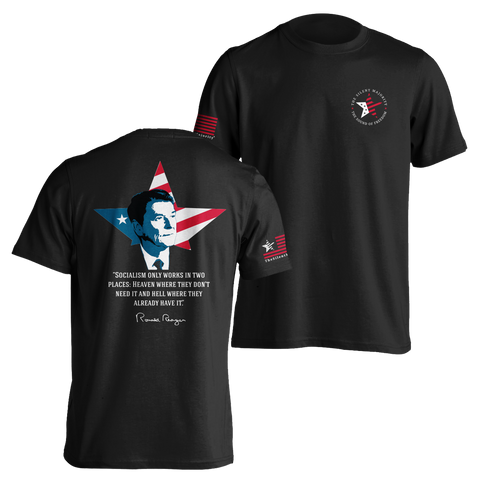 Reagan on Socialism | T-shirt - Black