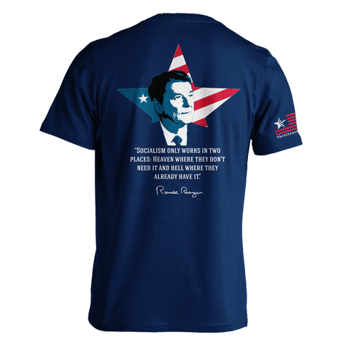 Reagan on Socialism | T-shirt Midnight